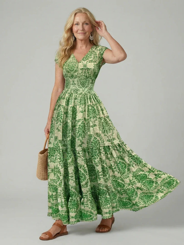 Melior | Printed Flow Maxi Dress