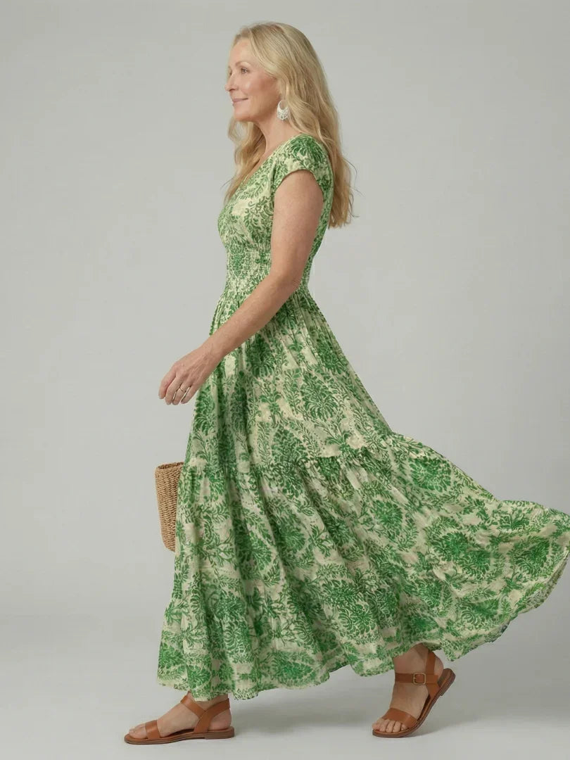 Melior | Printed Flow Maxi Dress