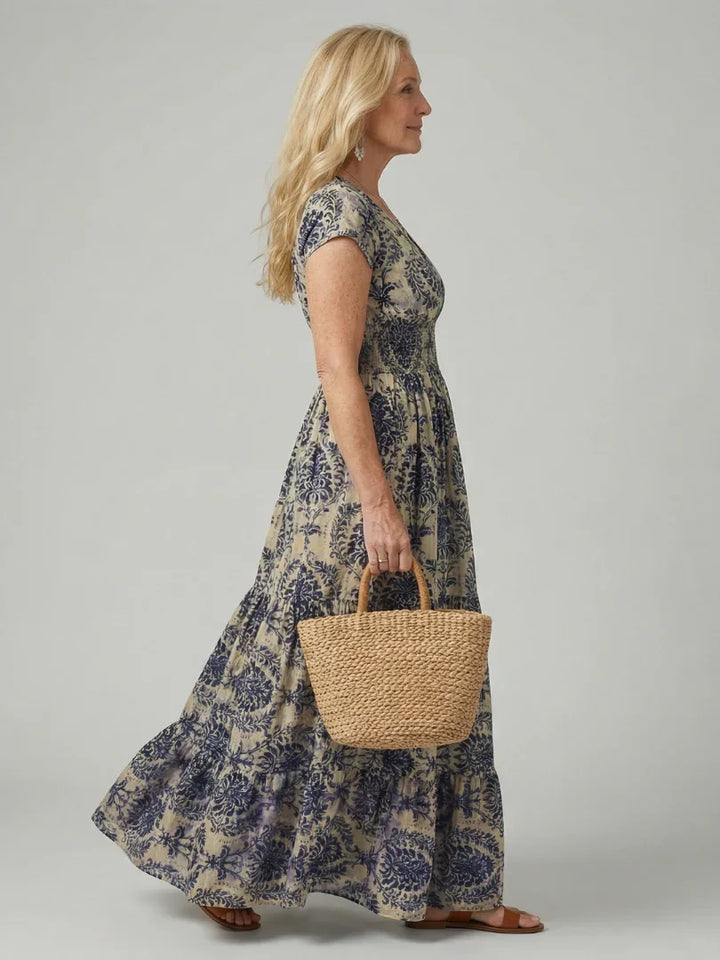 Melior | Printed Flow Maxi Dress