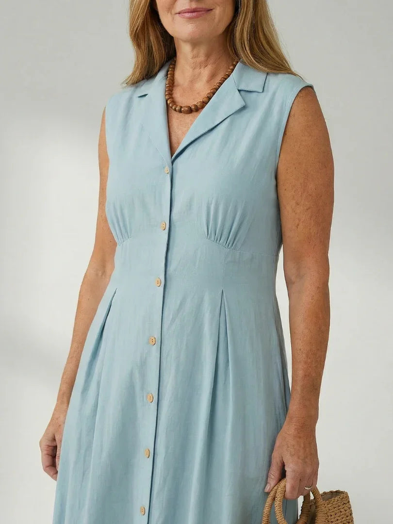 Celyn | Stack Button Midi Dress